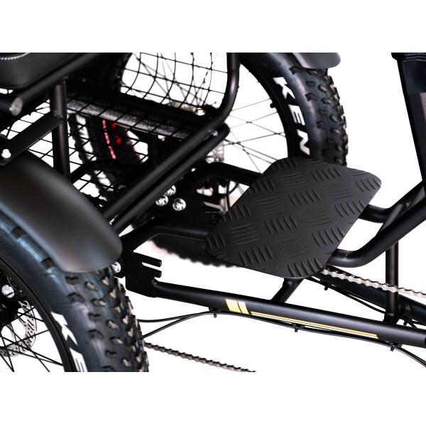 Lightweight Aluminum Frame Electric Tricycle 48V 750W 21AH 50KM/H for Adult Passenger