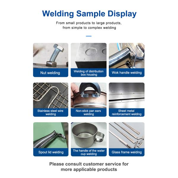 Hwashi 15KVA Capacitor Discharge Welding Machine for SS Cookware Pot Handle