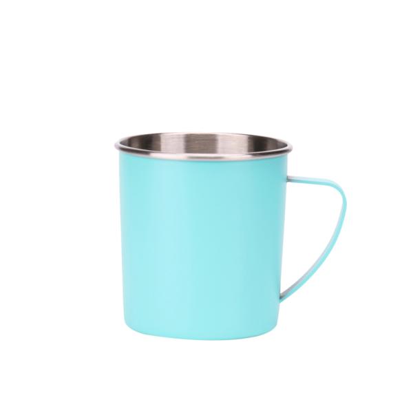 250ml / 300ml / 450ml Stainless Steel Coffee Mug Food Contact Highly Safe