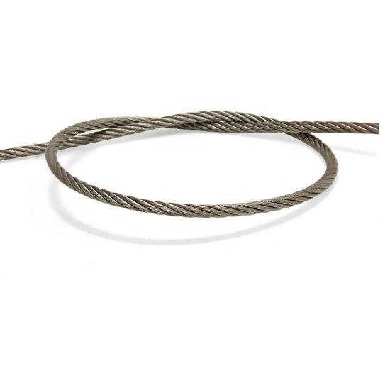 Smooth Surface Stainless Steel Wire Rope for Durable Sling in Customized Design