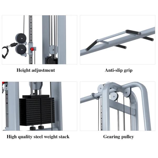 Large Loader Strength Training Machine Cable Crossover Commercial Gym Equipment