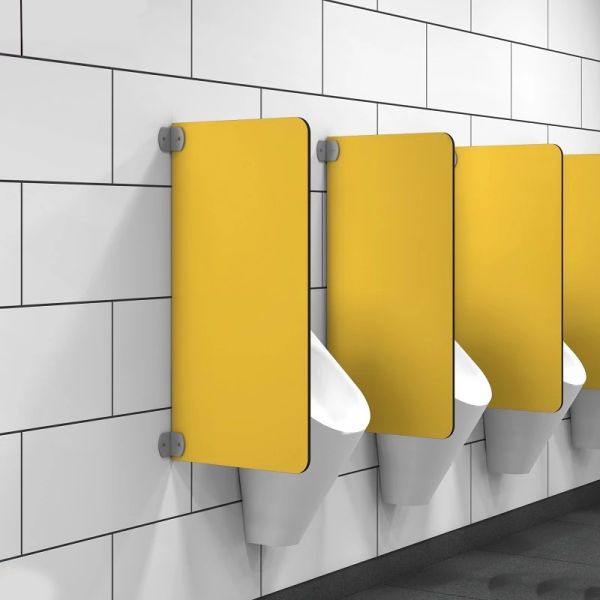 Cloisons de toilettes pour urinoirs étanches en acier peint par poudrage pour salles de bain pour enfants