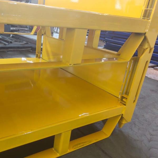 Customizable Heavy Duty Metal Pallet Bins Grid Material Box For Industrial