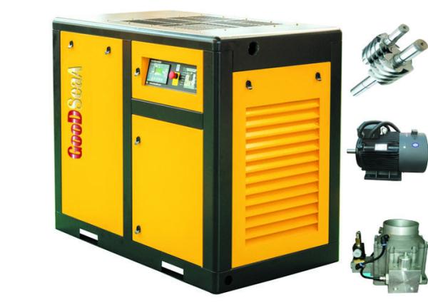 compressor de ar da fase de 22kw 30hp dois menos a máquina do compressor do parafuso do escapamento