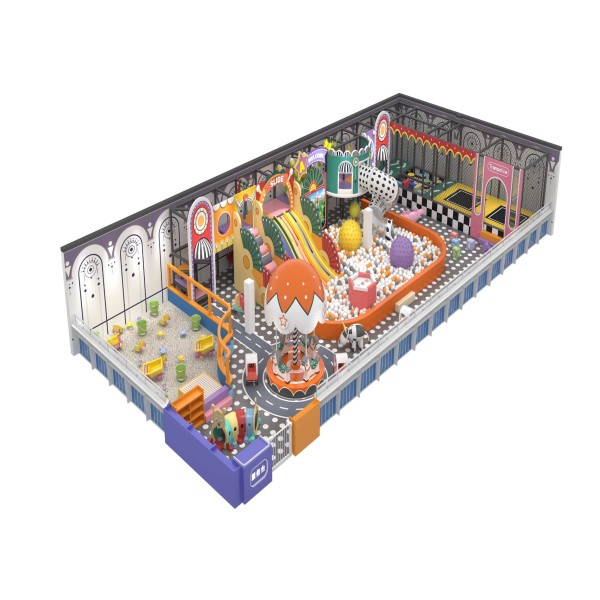 Luxury Family Entertainment Center Custom Indoor Soft Playground for Kids Full Day Leisure