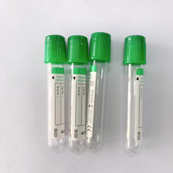 SST Sodium Heparin Green Top Tube Non Toxic Pyrogen Free Eco Friendly