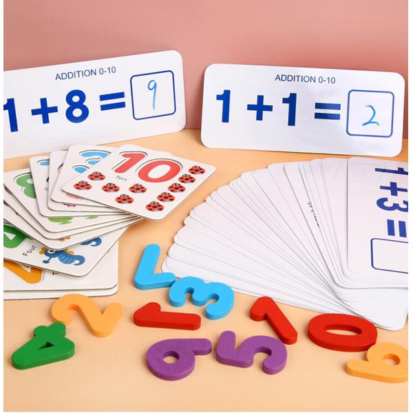 Нетоксическое 15cm Montessori считая доску умножения доски деревянную