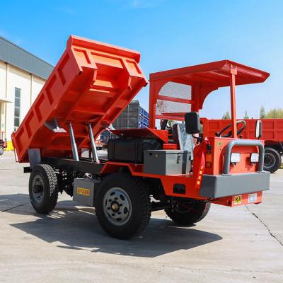 Caminhão basculante compacto de 3 toneladas com cabine tipo canopy com baixo consumo de combustível