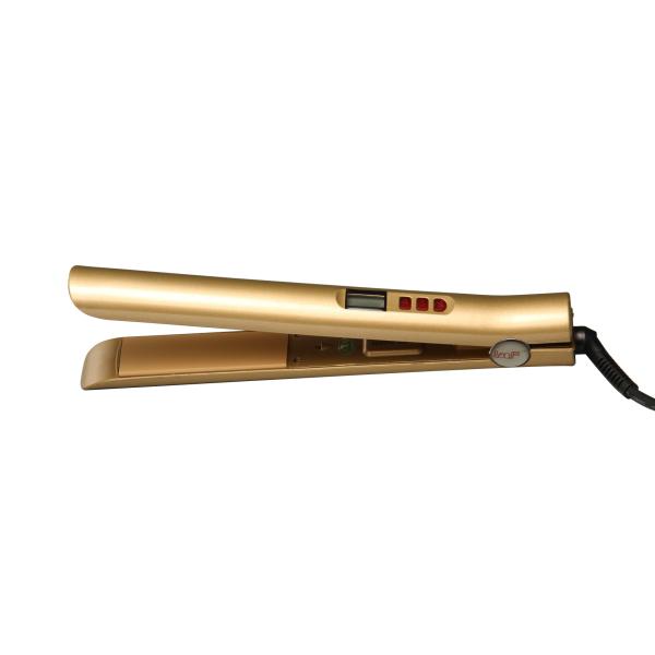 LCD gloden high speed heat hair straightener iron
