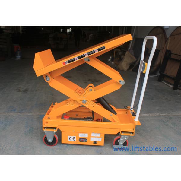 Ligue Q345B de aço 45 graus semi - o móbil elétrico Scissor a tabela de elevador com inclinação