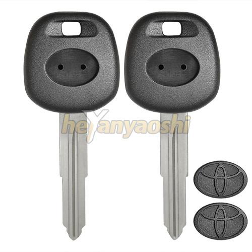 Toyota Transponder Key Shell Toy41R Brass Blade Best Car Key Shell Replacment
