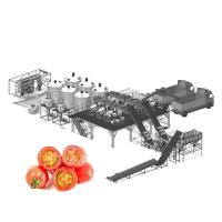 Tipo de poupança de energia linha de processamento do tomate para a fatura do doce