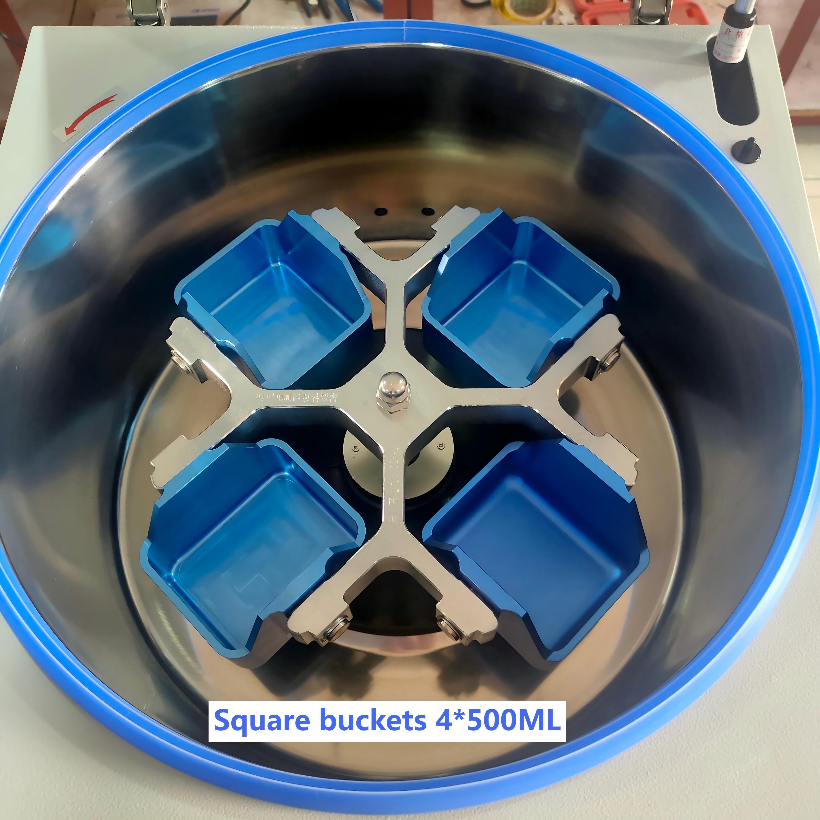 CTL550 Refrigerated Large Volume Lab Centrifuge 3000ml Stainless Steel Horizontal Rotor 5500rpm Bovine Semen Processing for Fat