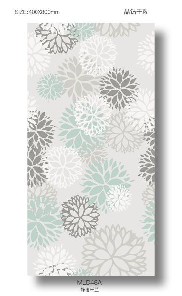 Face de bebê Decoração de parede vidrada Chapas de porcelana para sala de estar e cozinha 400x800mm