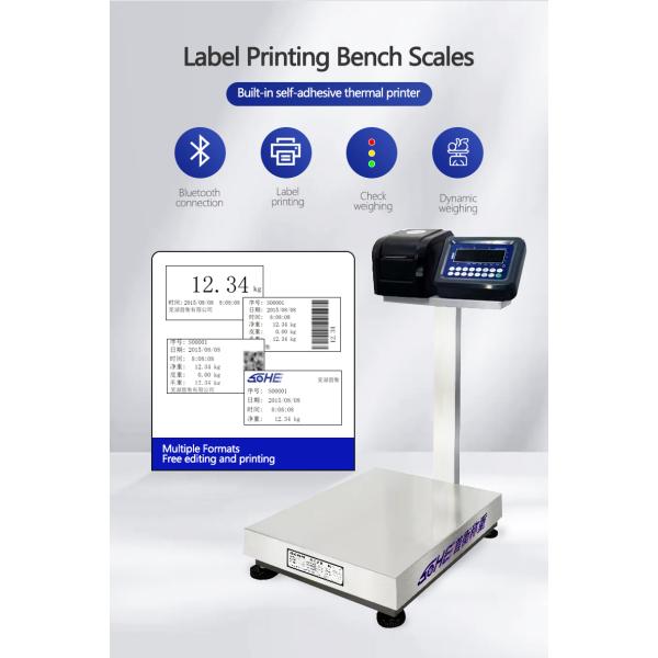 30-800kg Weighing Range A8P Printing Table Scales with ODM Support and Customized Design