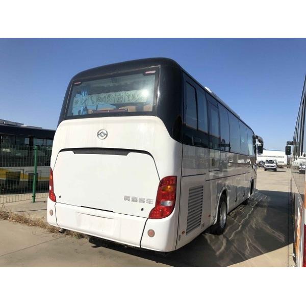 Автобус регулярного пассажира пригородных поездов двигателя зада привода Huang мини автобуса 34 мест правый