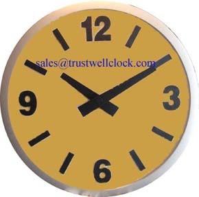 good quality analog slave clocks,big wall analogue clocks,oversize round wall clock/ GOOD CLOCK YANTAI)TRUST-WELL CO LTD