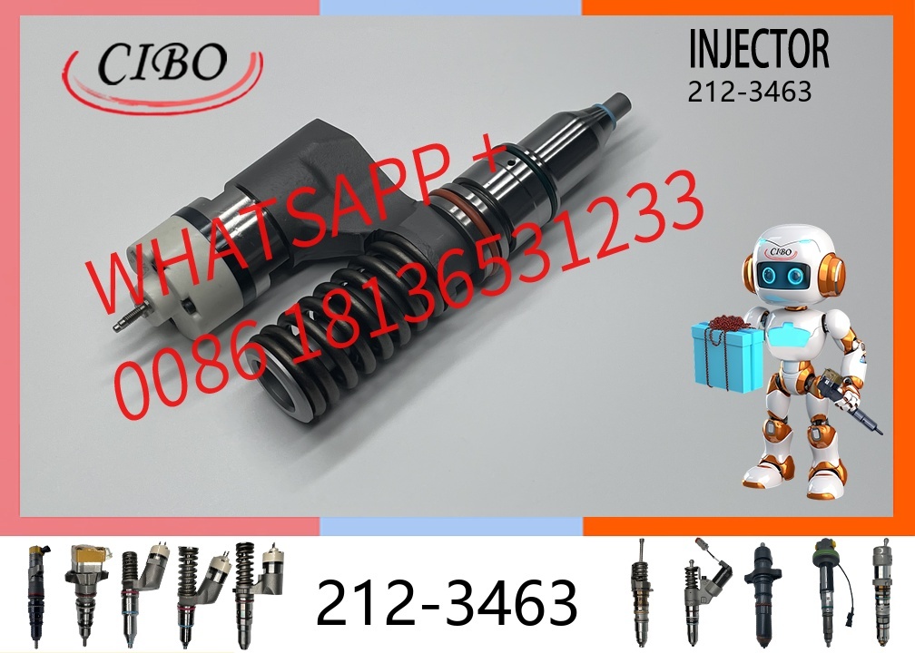 original 212-3463 Common Rail Fuel Injector for  C10 C12 Diesel Engine Excavator Parts Replacement for OEM 10R-0963 212-3462 212-3467 Injector Nozzle original new injector