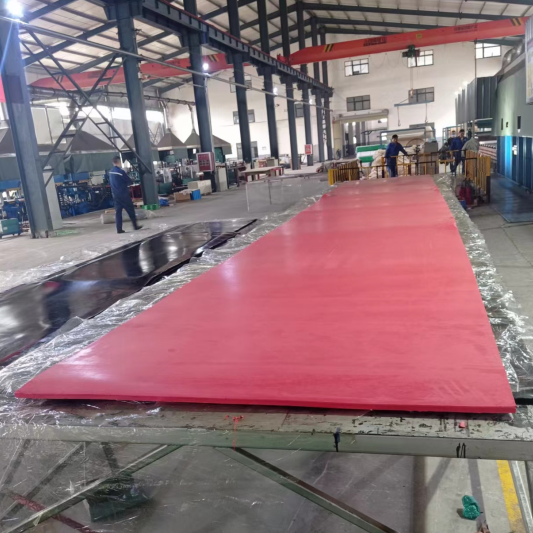Duro 40 Natural Rubber Skirting Orange Red Rubber Conveyor Skirtboard
