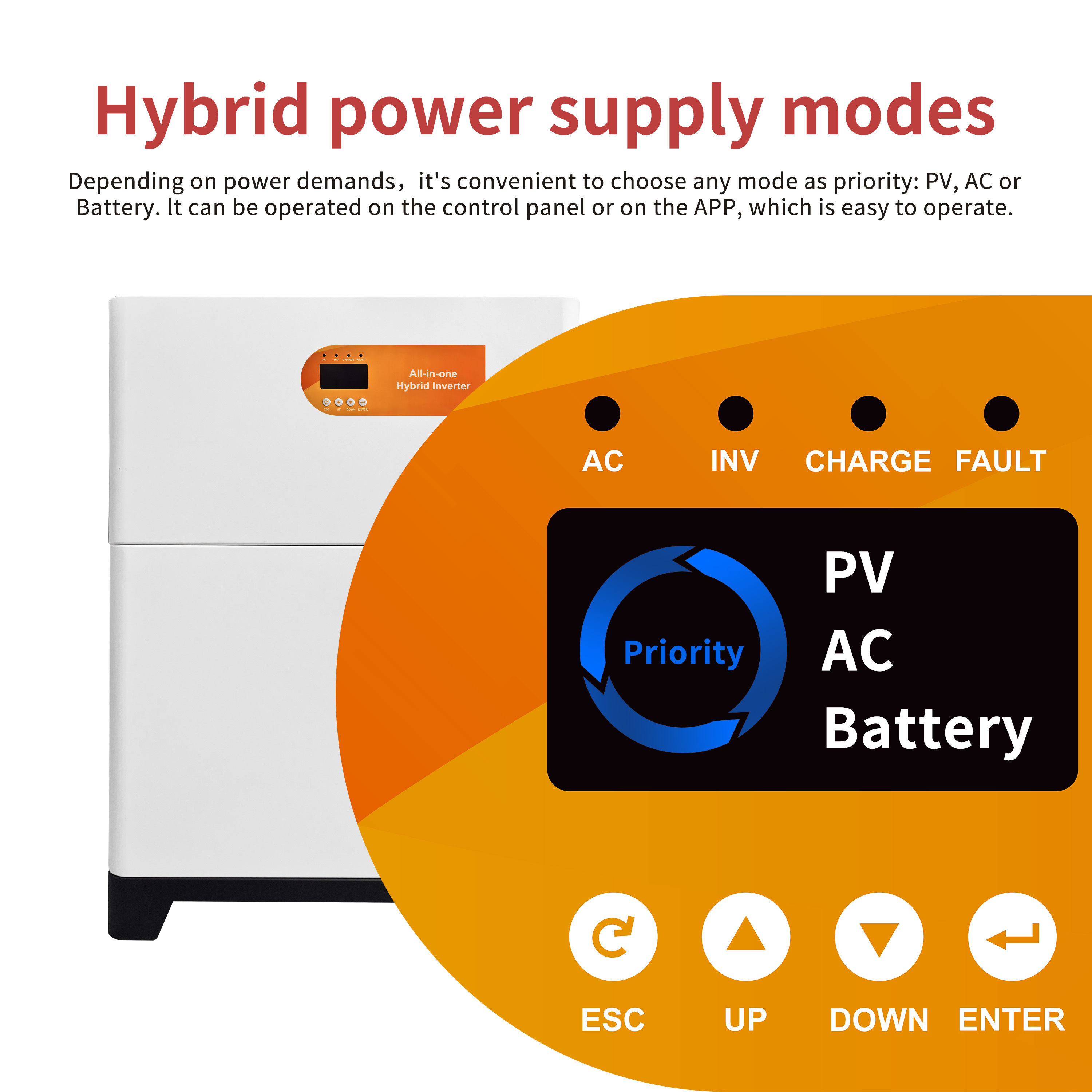 6kW Vertical Stacked Solar Storage System 51.2V LiFePO4 Expandable Home Solar Energy Backup Power