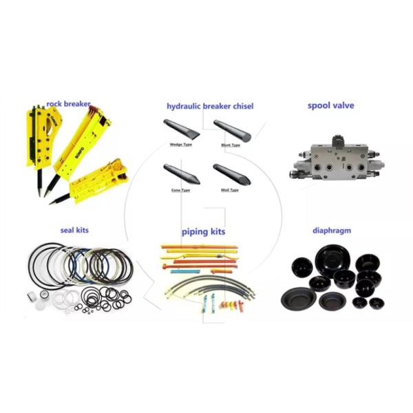 Excavadora Rock Breaker Perno cruzado Perno lateral B450 B360 Perno pasante para B36610050