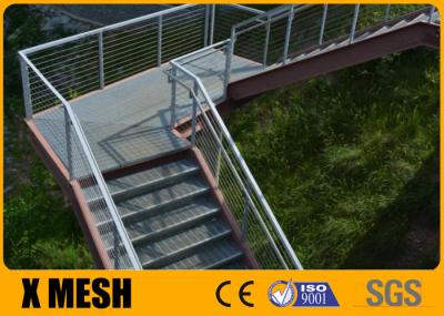 Length 6000mm Pressure Locked Grating ASTM A123 For Stair Treads