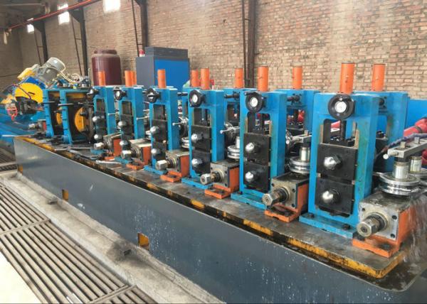 Precision Tube Mill High Speed ERW Ms Pipe Forming Machinery , tube mill equipment Automatic PLC Control