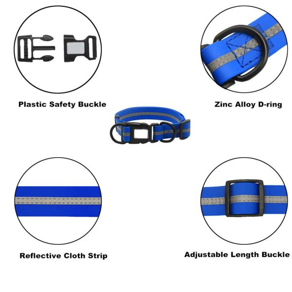 Воротники собаки анти- запаха изготовленные на заказ водоустойчивые, прочные аксессуары любимца воротника собаки ПВК
