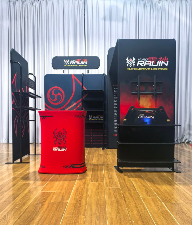 Portable Trade Show Booth Tension Fabric Display System For Exhibitions