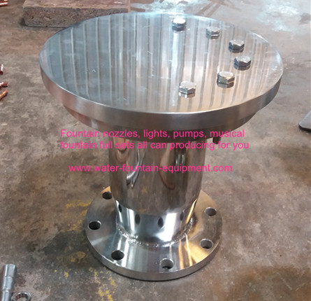 DN100 Water Fountain Nozzles Water Screen Movie Jets Flange Connection Fully SS304