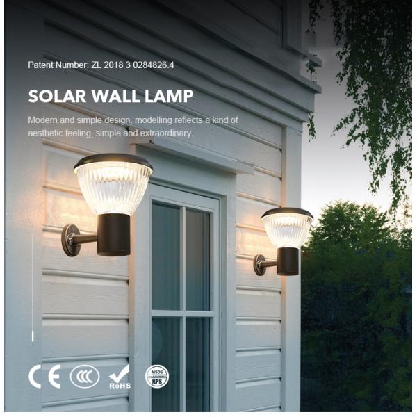 света стены СИД 4.5W современные на открытом воздухе солнечные для вилл дворов