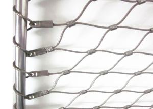 Flexível X-tenda malha de aço inoxidável Ferruled da corda de fio para a