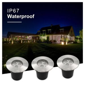 Underground COB Outdoor LED Garden Lights 3W 6W 9W In Ground Sidewalk Lights