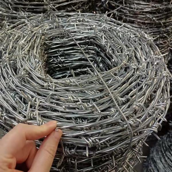 High Security Fencing High Tensile Barbed Wire Galvanized 250m 500m Roll
