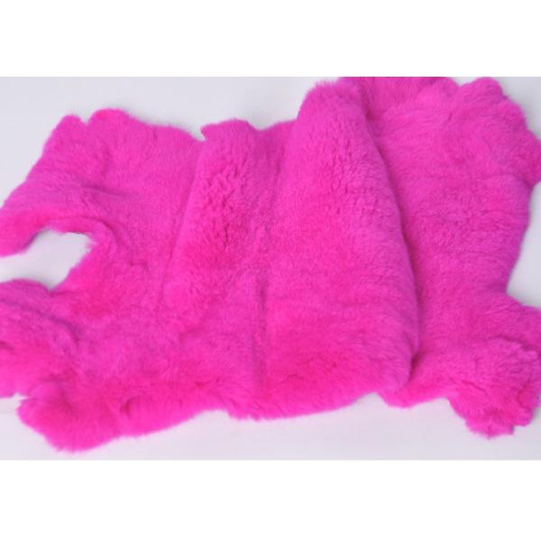 La piel mullida teñida del conejo de Rex pela la densidad pesada los 30*40cm con el logotipo modificado para requisitos particulares