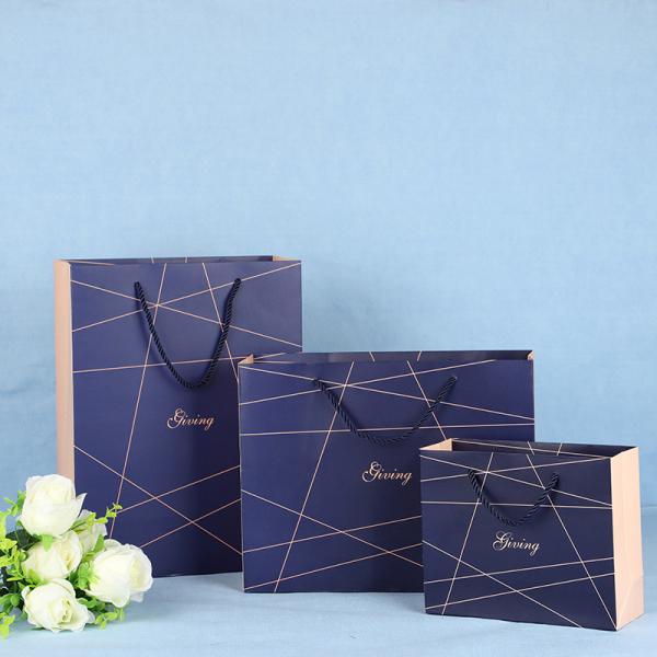 Factory directly business paper handbag custom your own logo printed