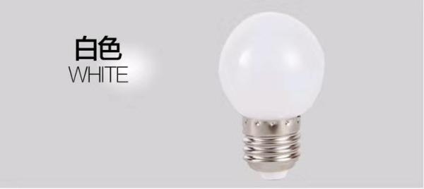G45 bulb, belt light, party lights, lamps, B22/E27 bulb, white, warm white LED lamps, milk white  PC cap, IP44, CE