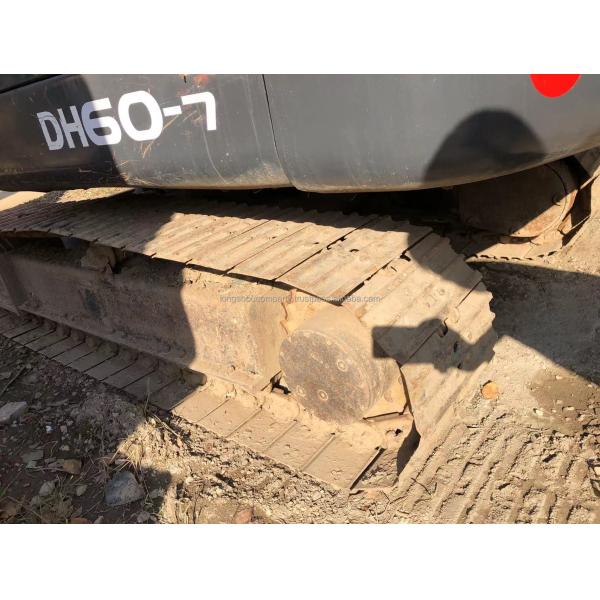 Second Hand Doosan Dh60 7 6ton Mini Crawler Dredging Excavator with 0.2 Bucket Capacity