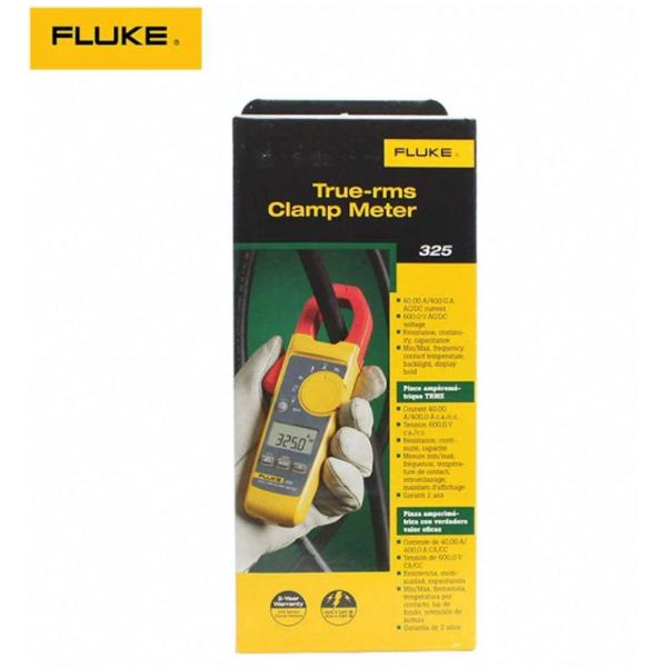 For Fluke 325 Professional Clamp Meter Measures 400A AC/DC True-RMS Frequency Continuity Diode Parameters with Temperature