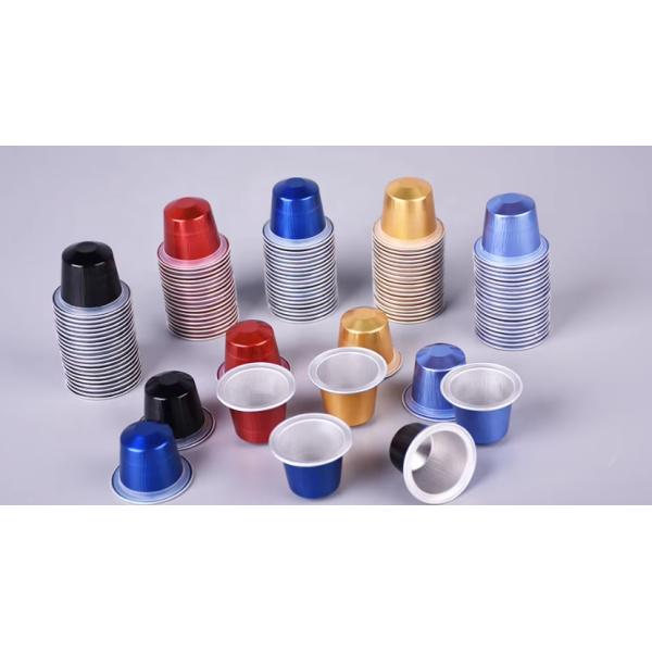 Factory Coffee Capsules Aluminum Foil Empty Coffee Pods With Heat Sealing Lids