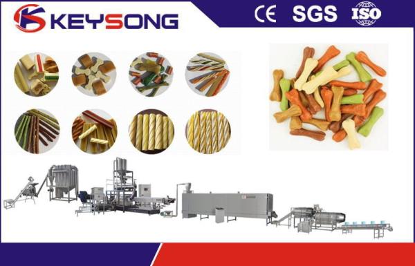 Small Scale Dog Food Maker Machine , Pet Food Production Line Capacity 120 - 150kg / H
