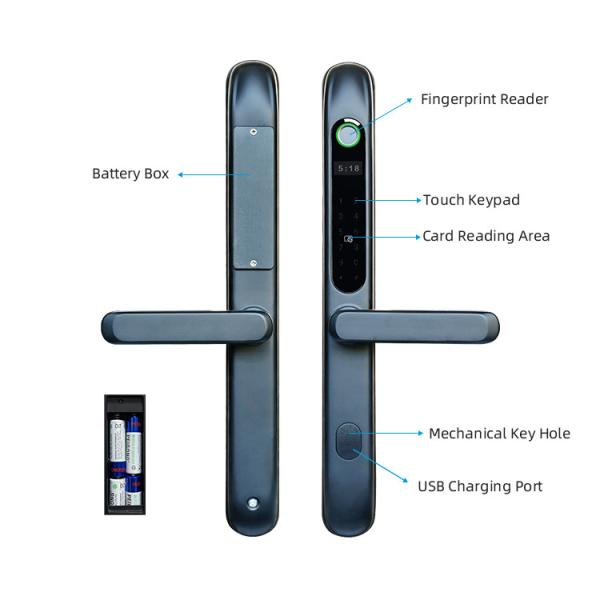 FCC TTlock Smart Lock Bluetooth APP Ttlock Digital Door Lock