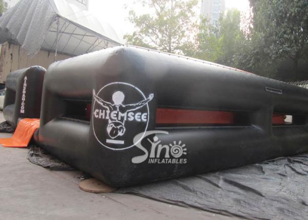 airbag inflável grande dos adultos exteriores de 10x10m para jogos da aventura