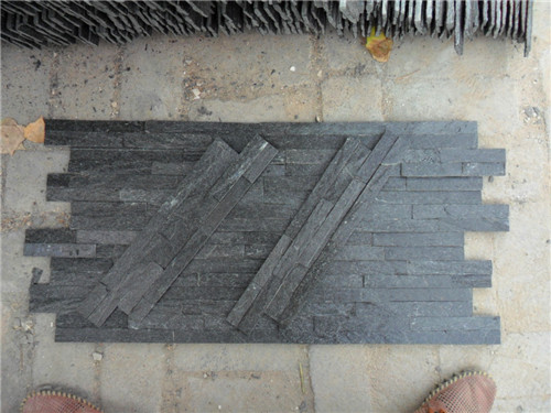 Black Quartzite Culture Stone Strip Stone Stacked Stone 60X15 35x18 40x10