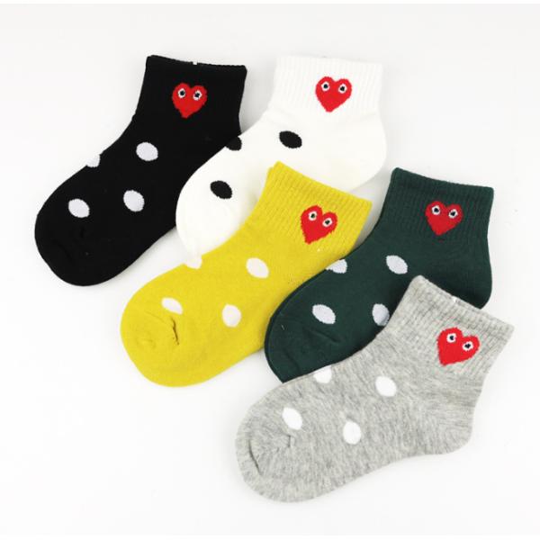 Sweat Absorbent Kids Colorful Socks Keep Warm With Cotton / Nylon / Spandex Material