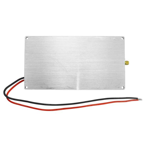 Silver Aluminium 50W Power Amplifier Module for RF Distance of 1.5-2 km and SMA Connector