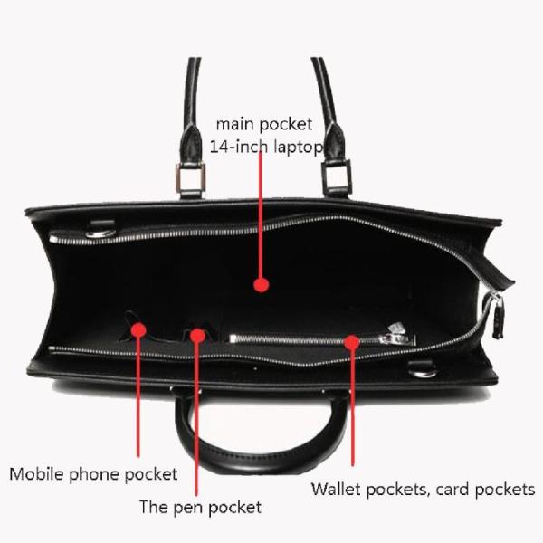 China Online Selling Material Pu Men'S Briefcase