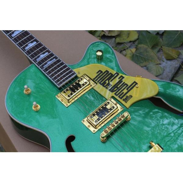 Jazz Electric Guitar,Bigsby and a gold hardware,Semi Hollow Body Archtop Guitar
