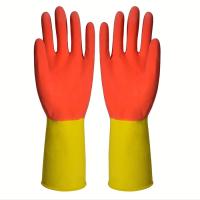Guantes de goma de la cocina durable del hogar para limpiar y el lavaplatos