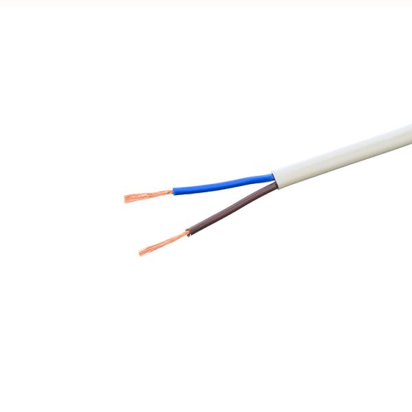 VDE Listed H03vvh2-f H05vvh2-f Flat Power Cable 300/500V 2 Core Oxygen-free Copper Wire 0.5 0.75 1 Mm2 Electric Wires